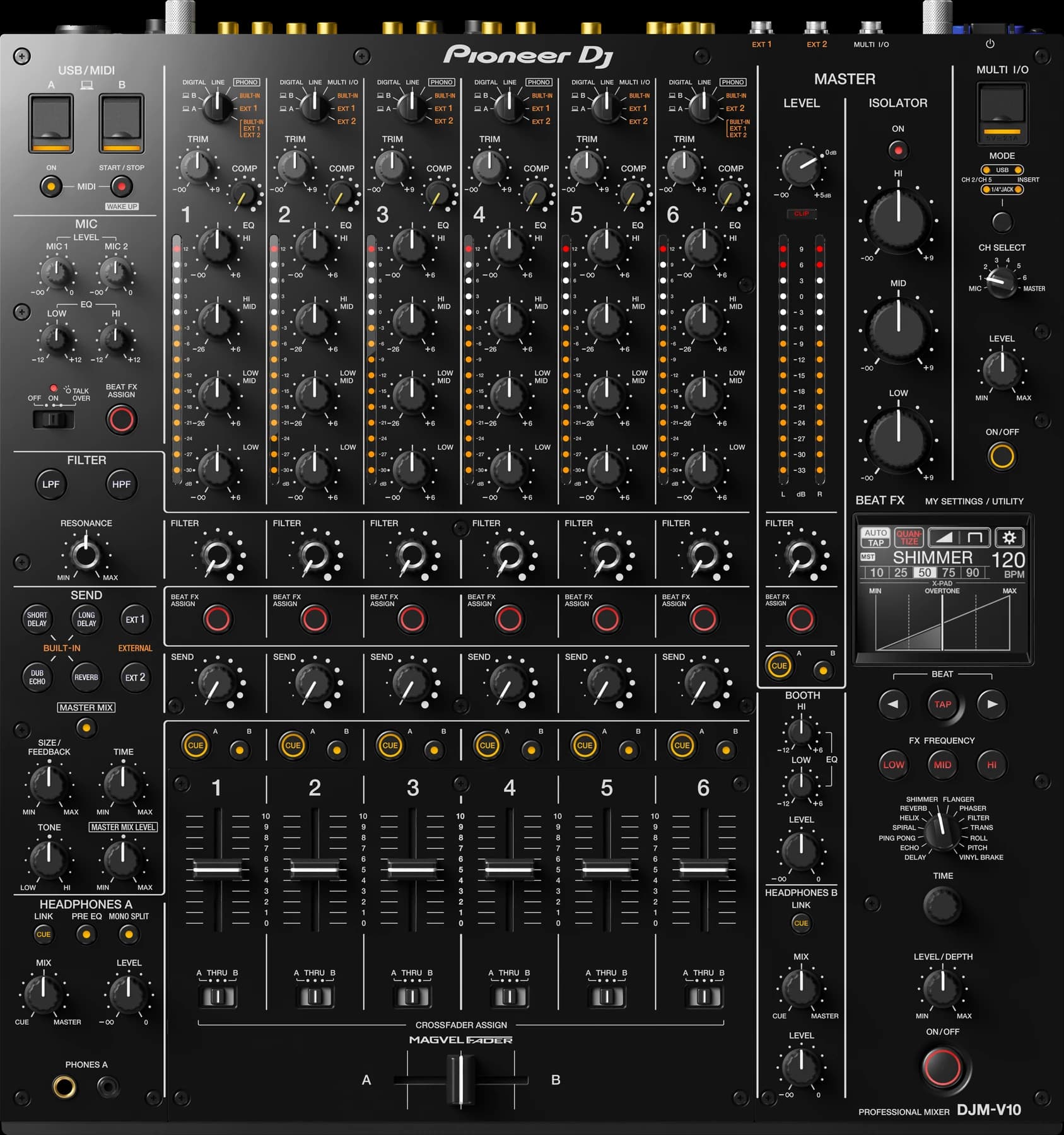 DJM-V10 Draufsicht